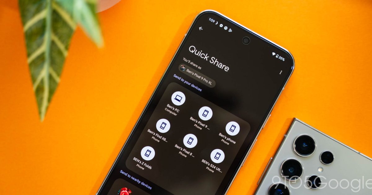 Redesign de Quick Share pour Android : une expérience utilisateur similaire aux applications courantes