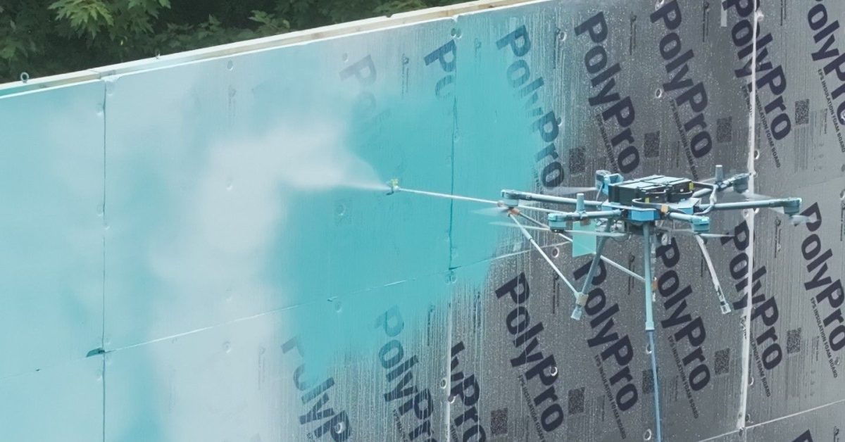 Un drone révolutionnaire pour peindre votre bâtiment en un temps record
