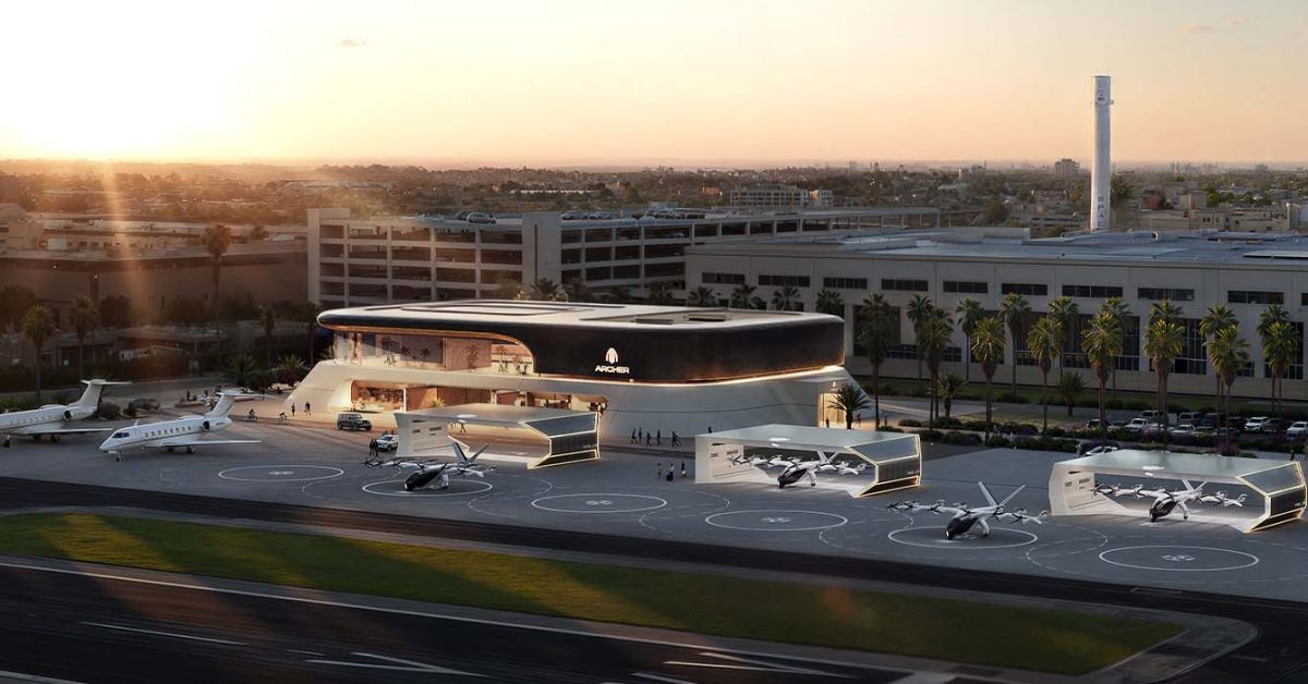 Archer Aviation acquiert l'aéroport de Hawthorne à Los Angeles pour 126 millions de dollars (environ 114 millions d'euros) (investors.archer.com).
Informations boursières pour Archer Aviation Inc (ACHR)

Archer Aviation Inc est un(e) equity sur le marché USA.
Le cours est de 7.4 USD, actuellement avec une évolution de -1.48 USD (-0.17 %) par rapport à la clôture précédente.
Dernier cours d’ouverture : 7.81 USD ; volume intraday : 71470147.
Plus haut intraday : 8.21 USD ; plus bas intraday 7.28 USD.
- Heure dernier cours : vendredi, novembre 7, 08:37:03 HNP.
