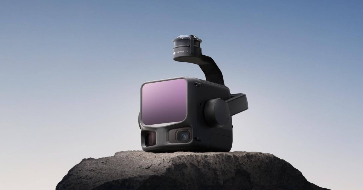 DJI présente le Zenmuse L3, un drone LiDAR révolutionnaire pour des relevés de haute précision