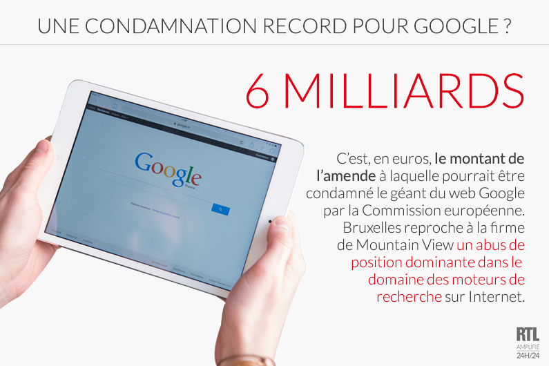 google condamné à une amende record de 500 millions d'euros pour abus de position dominante, une décision majeure dans le secteur de la technologie et de la régulation.