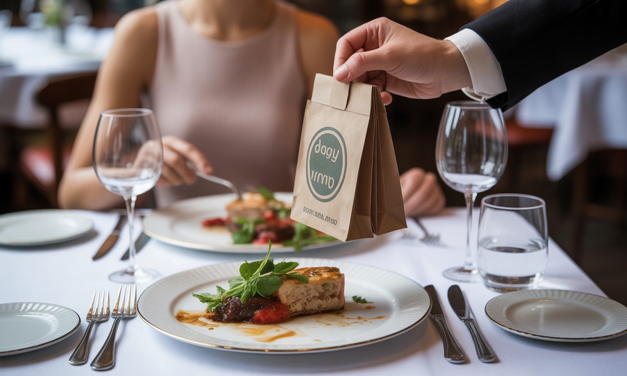 depuis le 1er juillet, les restaurants sont obligés de proposer un doggy bag afin de réduire le gaspillage alimentaire et permettre aux clients d'emporter leurs restes.