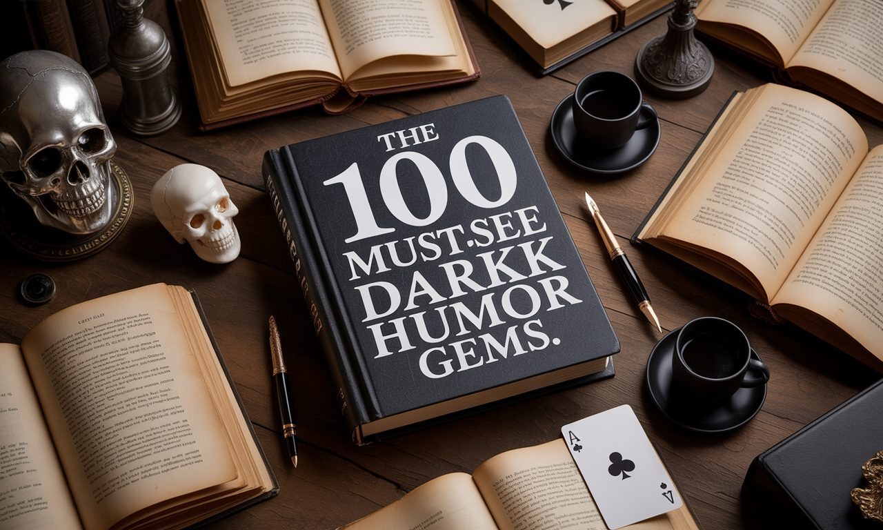 découvrez les 100 perles incontournables de l'humour noir, une sélection audacieuse et irrésistible qui éveillera votre sens de l'humour avec des punchlines uniques à ne pas manquer.
