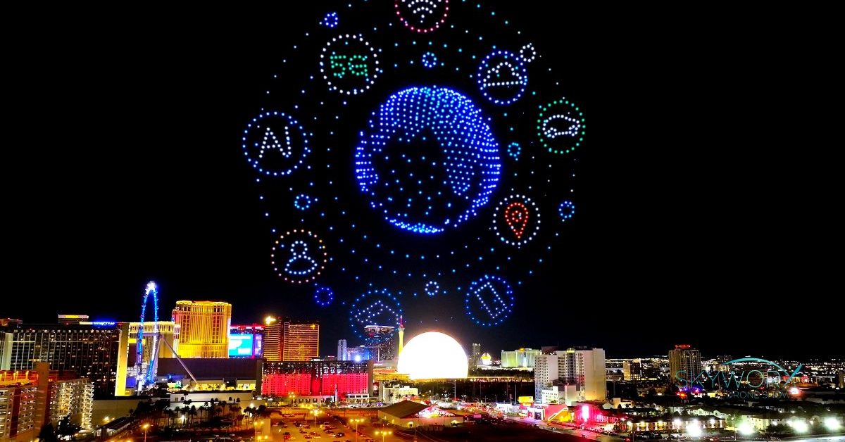 Émerveillez-vous devant le spectacle lumineux de 1 200 drones au CES 2026 [Vidéo]