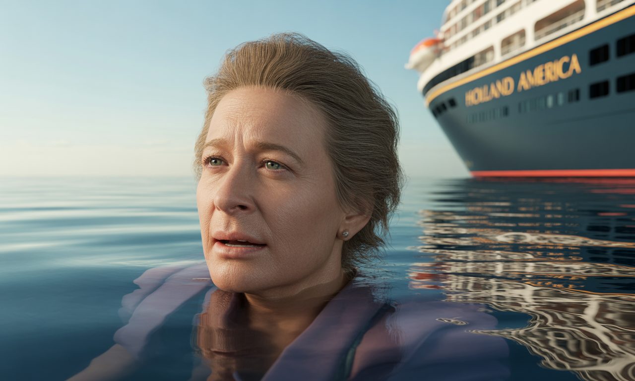 une femme de 77 ans est portée disparue après une chute survenue à bord d'un navire de croisière holland america près des côtes de cuba. les recherches sont en cours pour la retrouver.