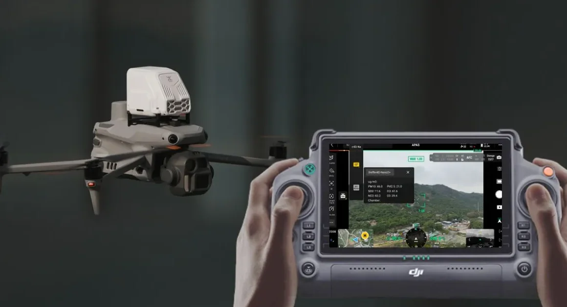 Détectez le méthane et les gaz toxiques avec le nouveau capteur des drones DJI