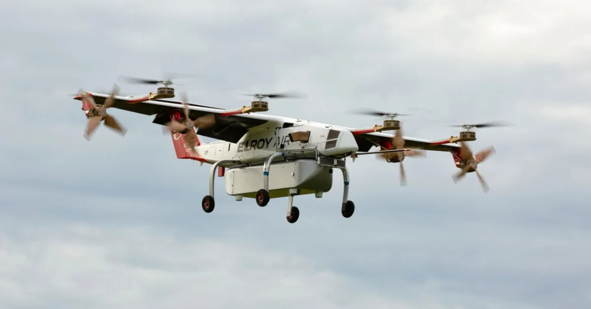 Ce drone cargo de 300 miles se prépare à révolutionner le transport aérien.