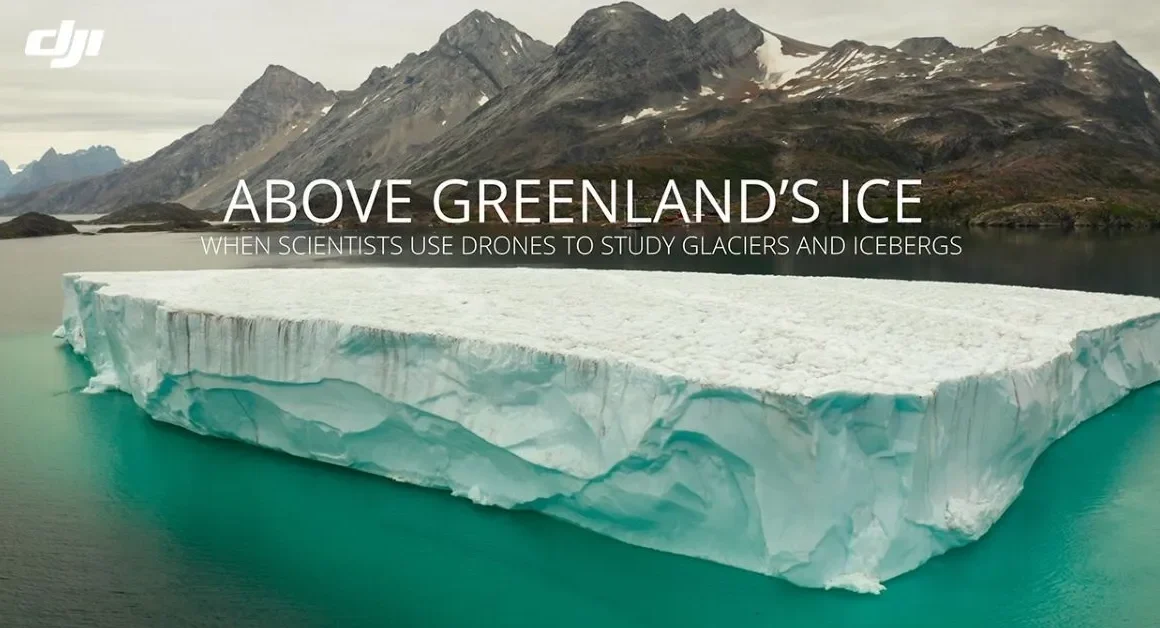 Secrets de la glace du Groenland révélés grâce à la technologie des drones DJI