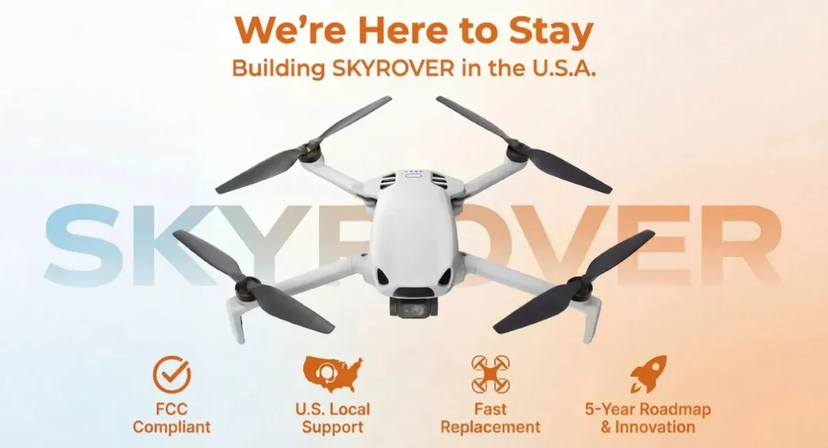 Skyrover vise à concurrencer DJI en Amérique : voici sa stratégie pour dominer le marché des drones.