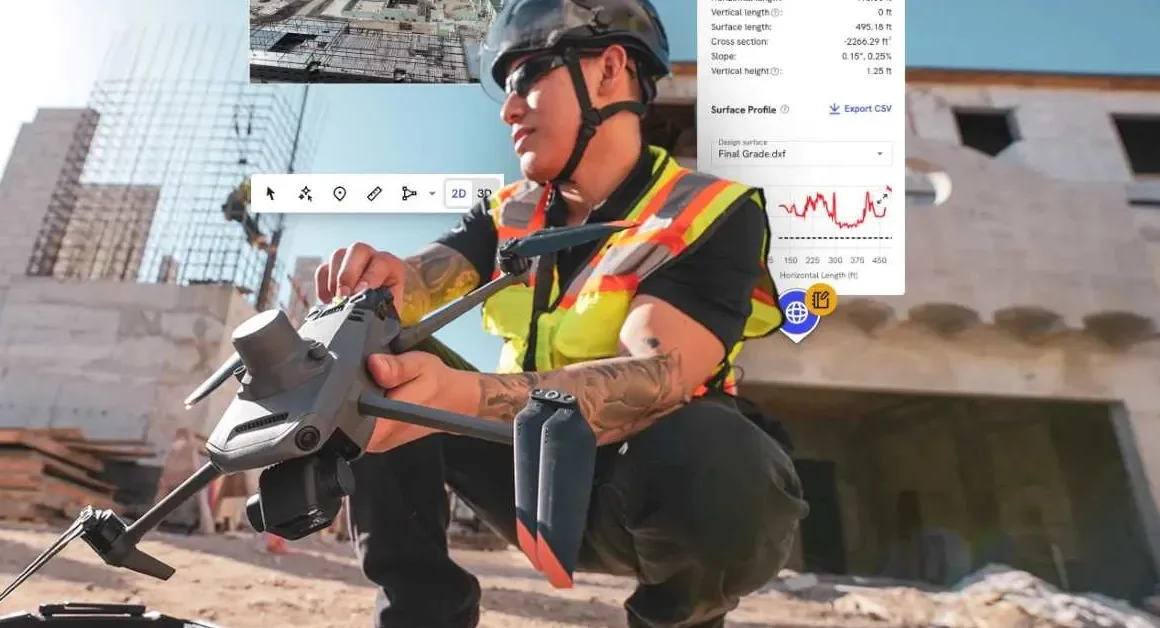 Drones révolutionnent le secteur de la construction en corrigeant les angles morts cachés