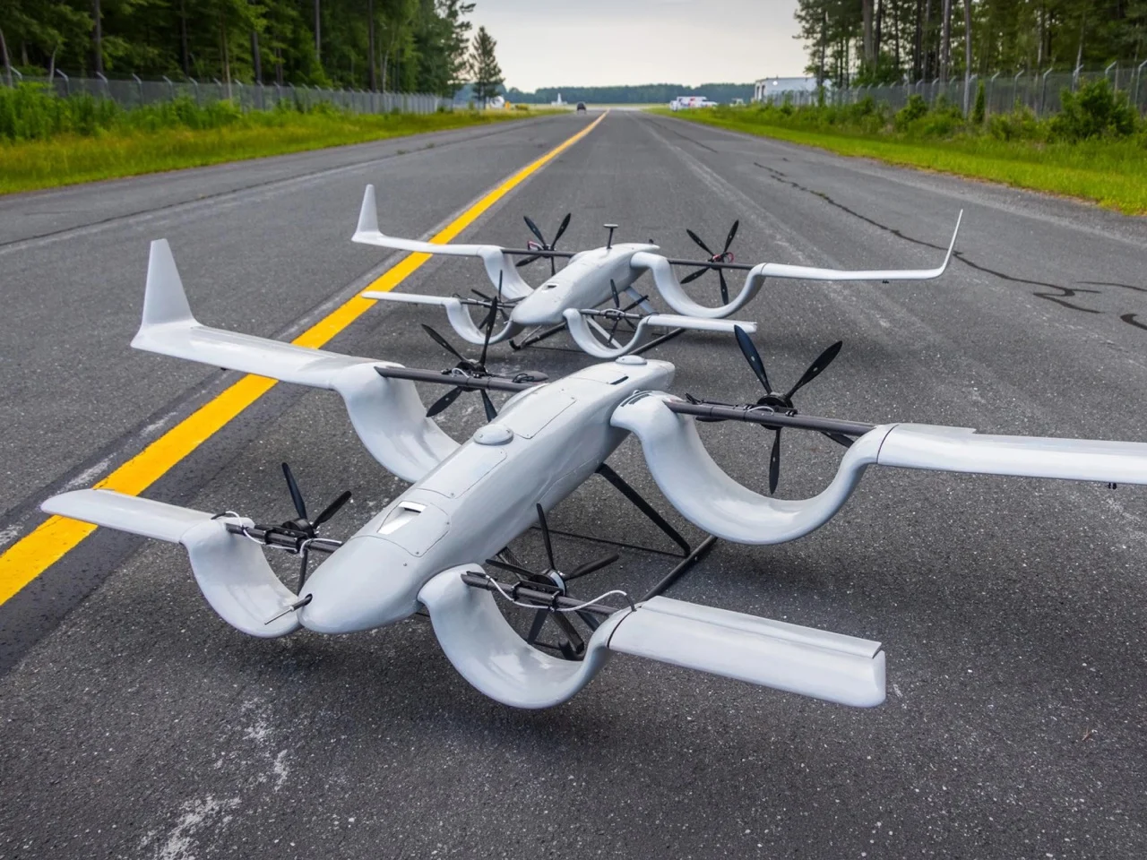 Découvrez ce eVTOL Hybride révolutionnaire : 800 Miles d&rsquo;Autonomie grâce aux Ailes Semicirculaires et 30% d&rsquo;Économie d&rsquo;Énergie !