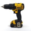 black and yellow DEWALT cordless drill