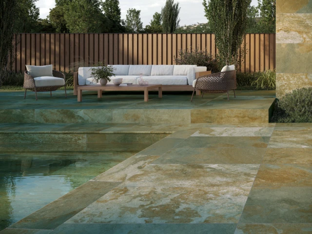 Tendances déco terrasse 2026 : le carrelage extérieur change de visage