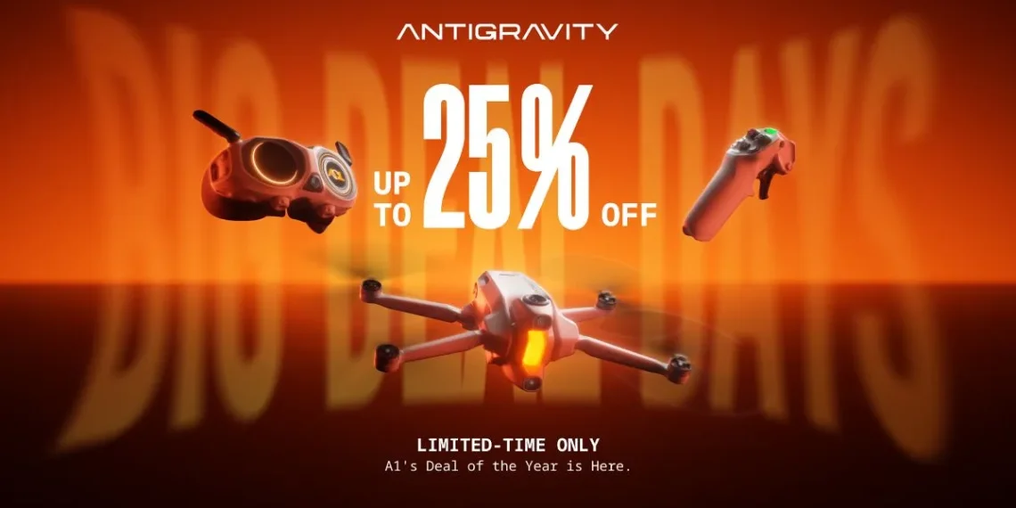 Antigravity A1 Prime : le bon plan drone 8K avec batterie offerte
