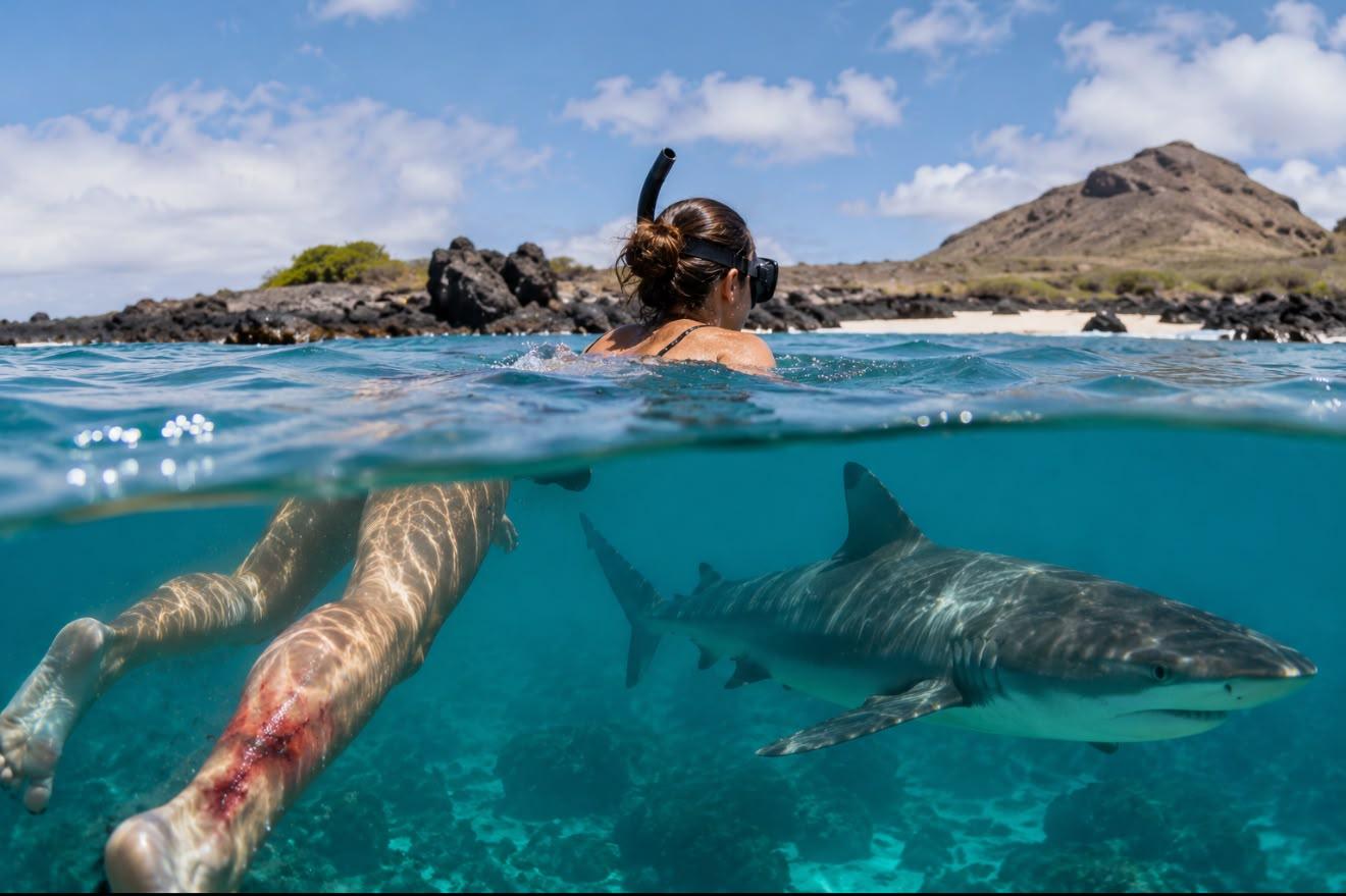 Îles Galápagos : une touriste survit à une attaque de requin après une grosse frayeur