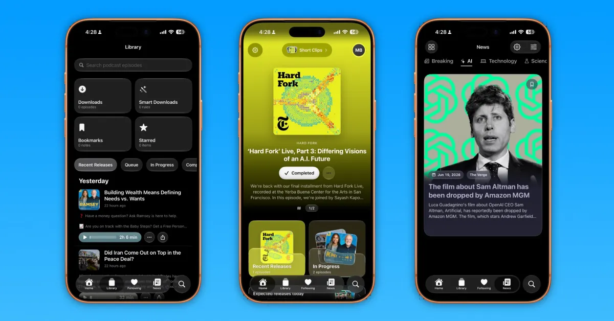 Brink sur iPhone : l’app podcast riche en fonctionnalités à environ 4,30 € séduira les auditeurs exigeants