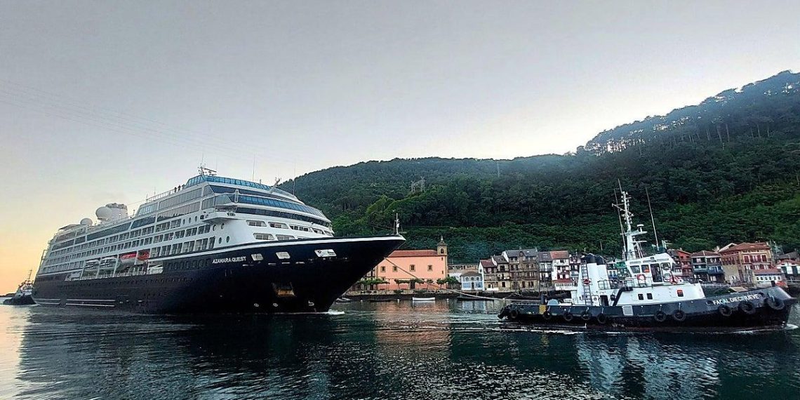 El Azamara Quest fait escale au port de Pasaia, joyau maritime de la côte guipuzcoane - plare. El Azamara Quest fait escale au port de Pasaia, joyau maritime de la côte guipuzcoane