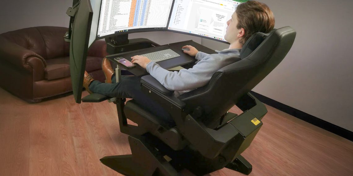 Ce poste de travail motorisé en apesanteur remplace votre setup pour soulager le mal de dos et booster la productivité - plare. Ce poste de travail motorisé en apesanteur remplace votre setup pour soulager le mal de dos et booster la productivité