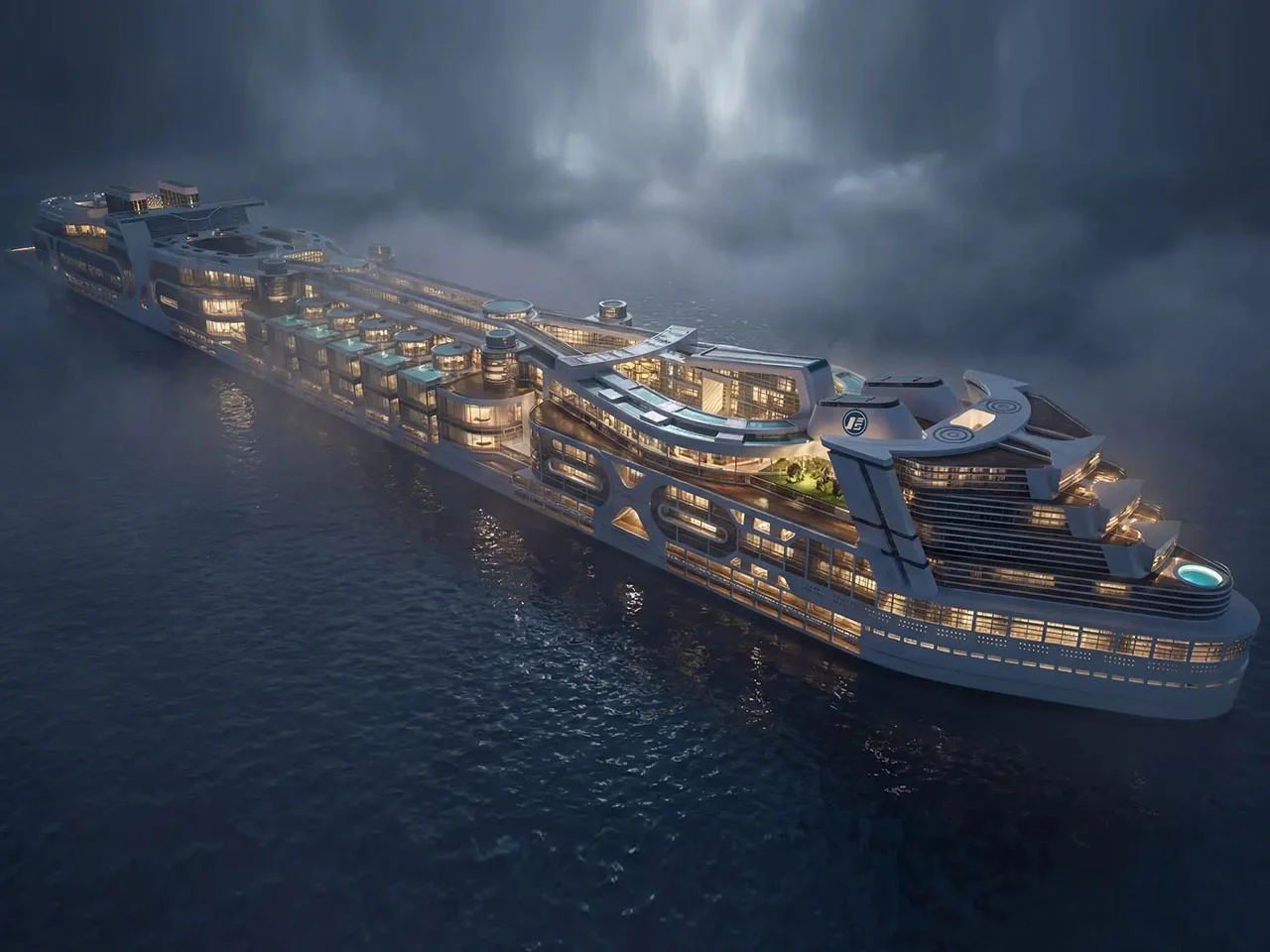 Floating City de Freedom Ship, la ville flottante géante en eaux internationales