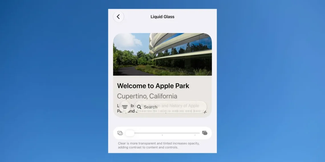 iOS 27 améliore Liquid Glass avec des correctifs au-delà du simple curseur