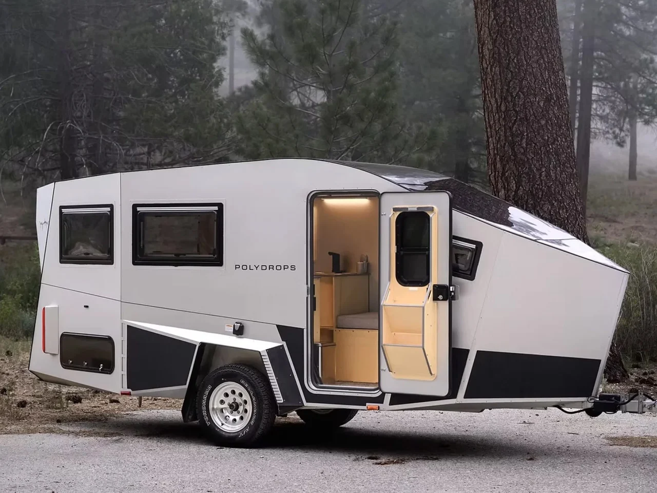 Polydrops P21X, la remorque tout-terrain aérodynamique pour camping EV sans stress d’autonomie