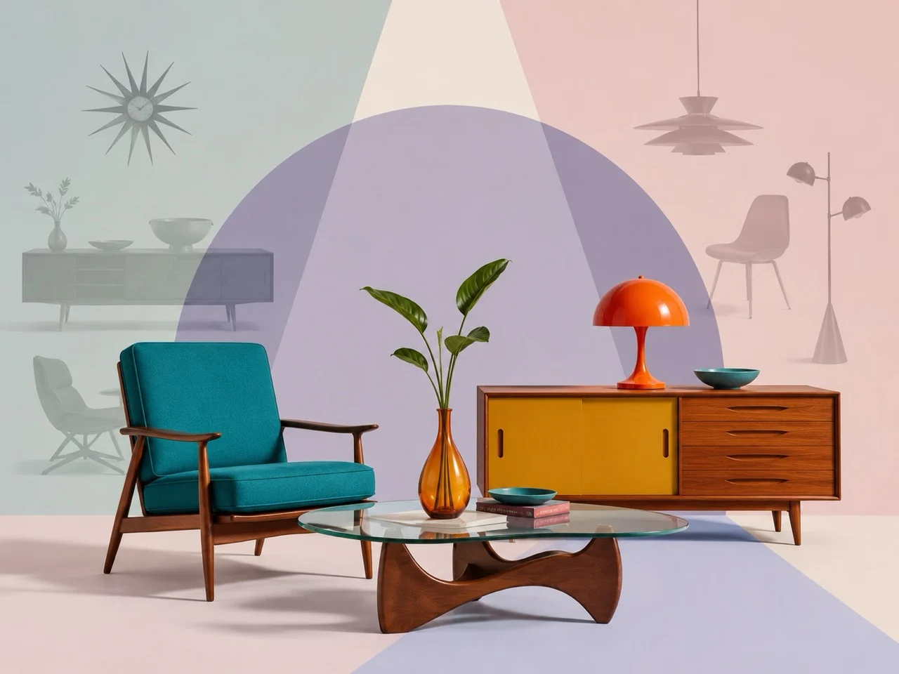 Pourquoi le Mobilier Mid-Century Moderne Domine Toujours le Design : Les Secrets de sa Durabilité Face aux Tendances Éphémères