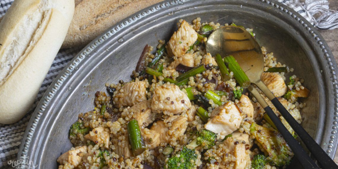 Quinoa aux légumes et poulet : un plat sain, rapide et savoureux à préparer