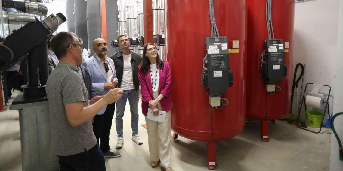 Le campus de Lugo mise sur l’énergie propre avec son nouveau réseau de chaleur à biomasse