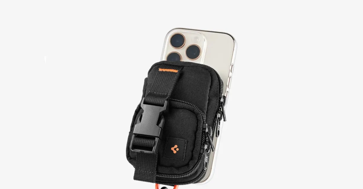 Spigen SnapZip Mag Fit : support magnétique compact et pratique pour iPhone en euros