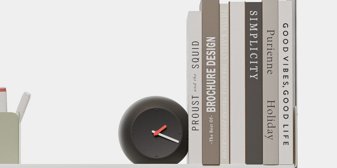 Cet objet malin transforme un coin d’étagère inutilisé en serre-livres horloge design - plare. Cet objet malin transforme un coin d’étagère inutilisé en serre-livres horloge design
