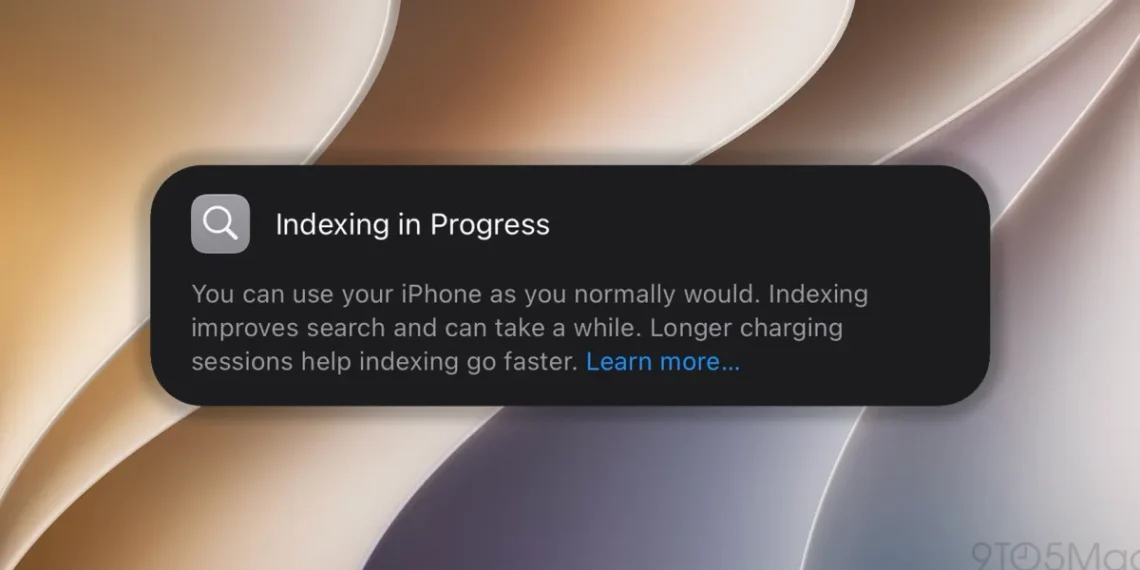 iOS 27 : comment vérifier le statut réel de l’indexation si « indexing in progress » s’affiche encore - plare. iOS 27 : comment vérifier le statut réel de l’indexation si « indexing in progress » s’affiche encore
