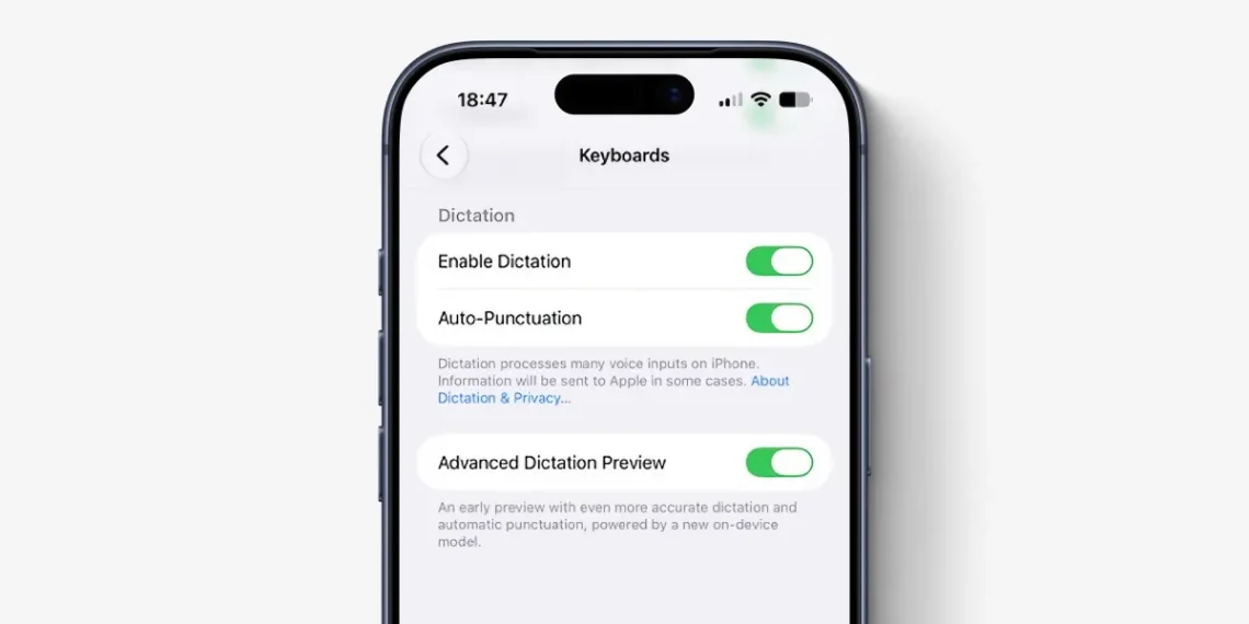 iOS 27 bêta 1 : la nouvelle dictée désactivée par défaut, comment l’activer rapidement - plare. iOS 27 bêta 1 : la nouvelle dictée désactivée par défaut, comment l’activer rapidement