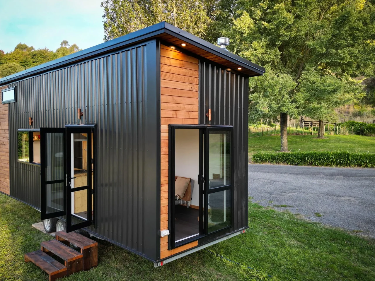 The Kanuka, la tiny house extensible qui s’ouvre pour gagner de l’espace en euros - plare. The Kanuka, la tiny house extensible qui s’ouvre pour gagner de l’espace en euros