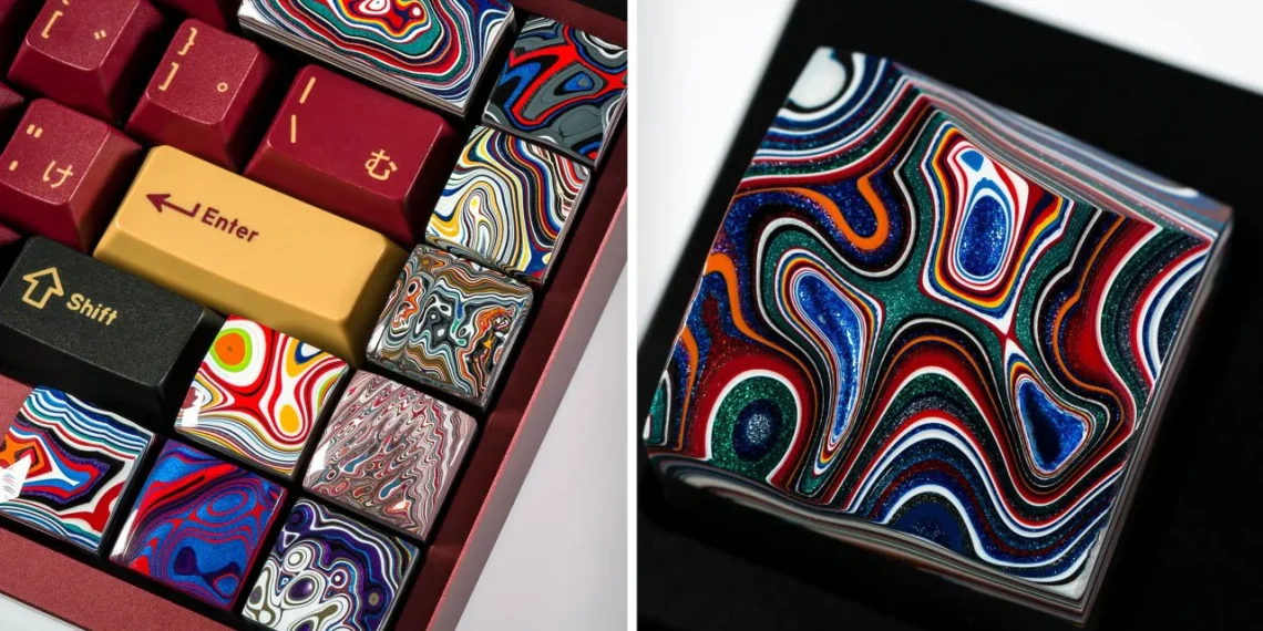 Keycaps artisanaux en peinture automobile découpée : les créations les plus originales que vous verrez - plare. Keycaps artisanaux en peinture automobile découpée : les créations les plus originales que vous verrez