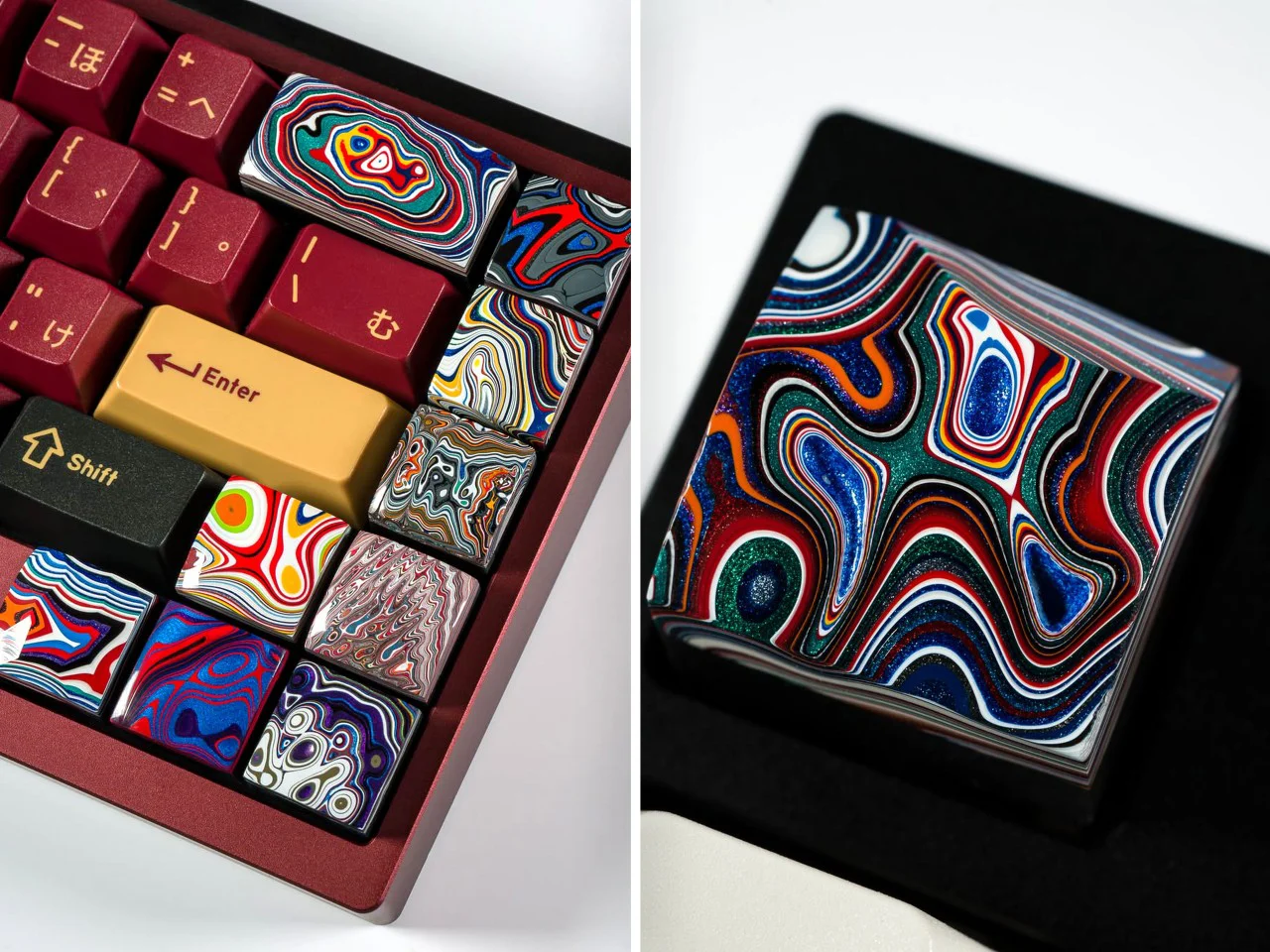 Keycaps artisanaux en peinture automobile découpée : les créations les plus originales que vous verrez - plare. Keycaps artisanaux en peinture automobile découpée : les créations les plus originales que vous verrez
