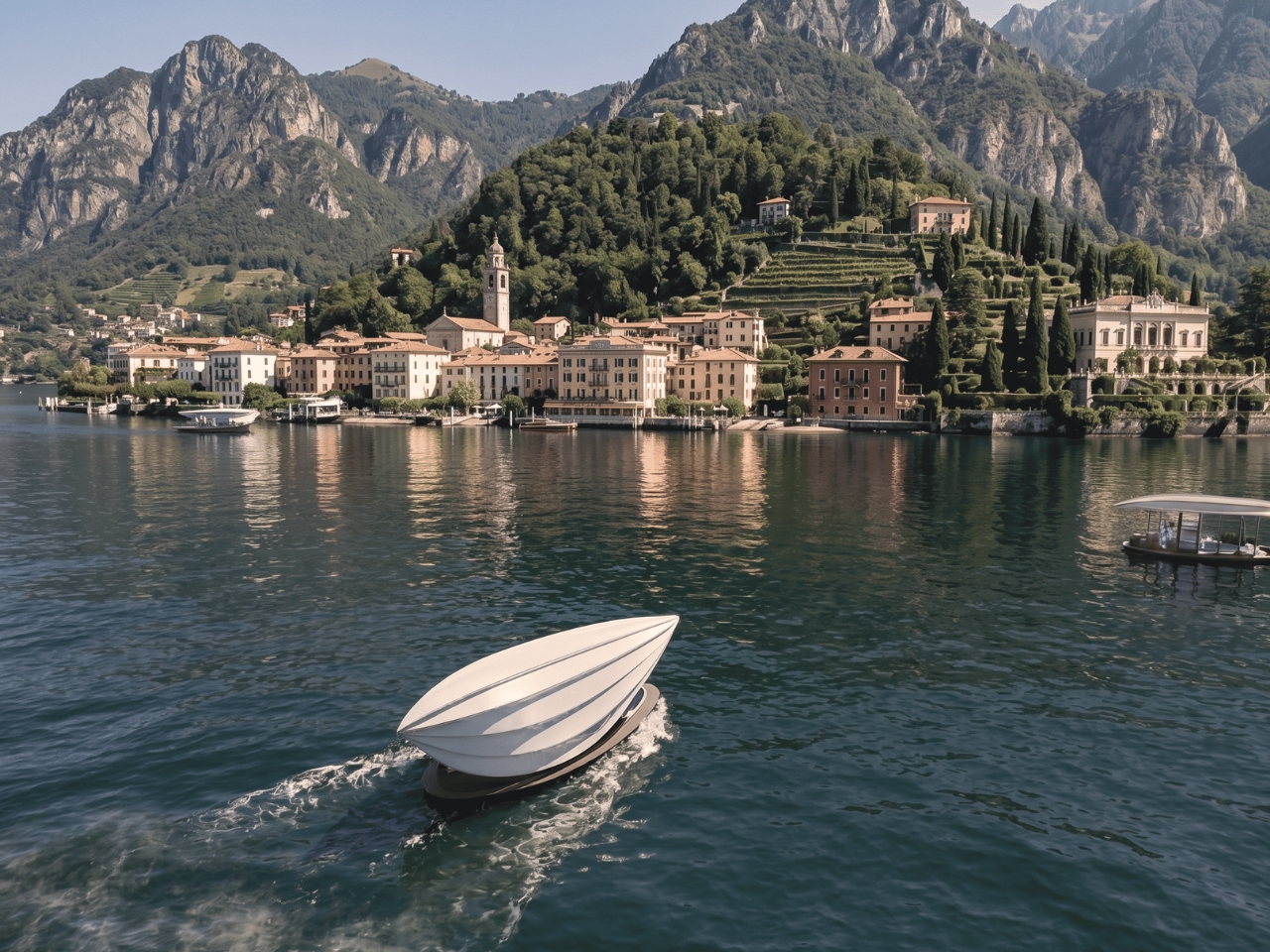 Lake Como accueille une nouvelle résidente flottante de luxe en euros