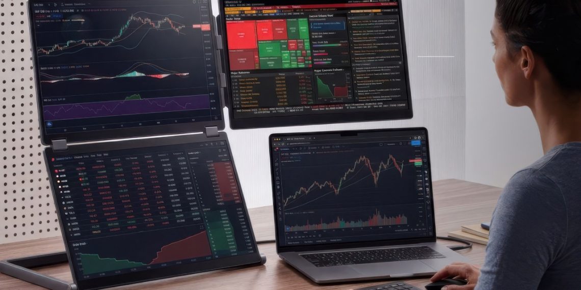Moniteur portable triple écran en L pour ordinateur portable : transformez votre setup en centre de commande 2×2 à moins de 260 € - plare. Moniteur portable triple écran en L pour ordinateur portable : transformez votre setup en centre de commande 2×2 à moins de 260 €