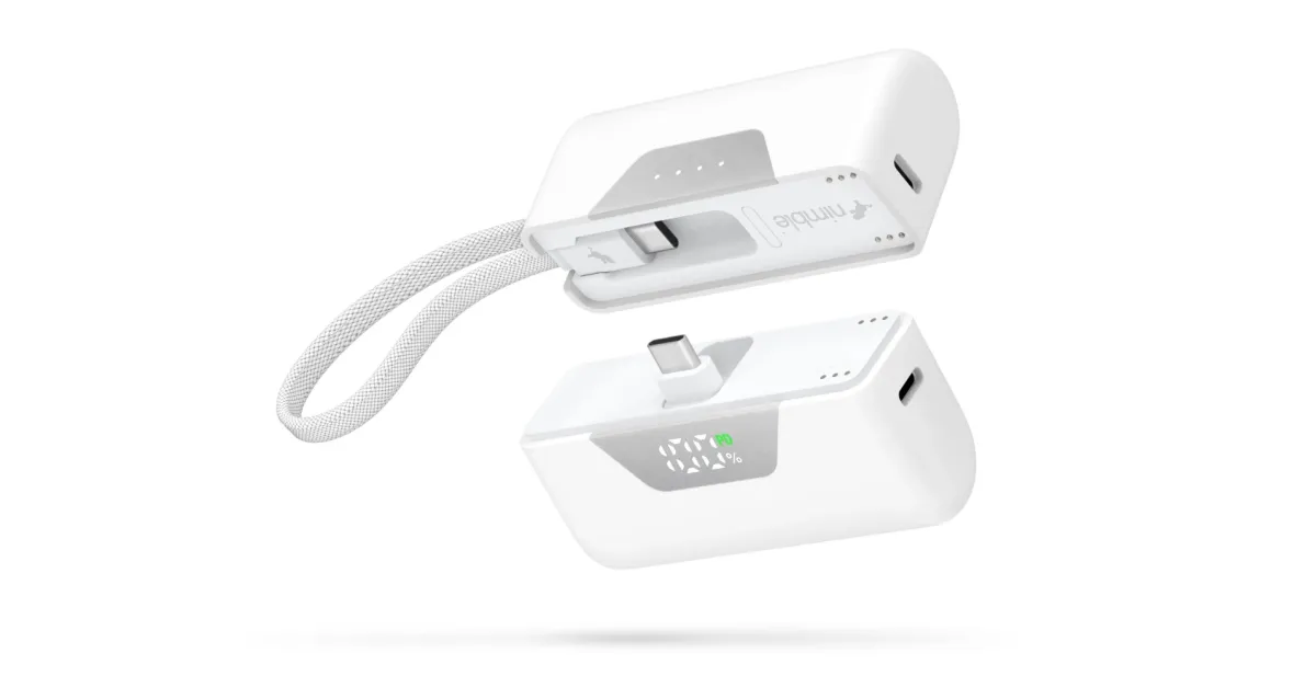 Sharepower, la batterie externe magnétique qui se sépare en deux pour partager la charge - plare. Sharepower, la batterie externe magnétique qui se sépare en deux pour partager la charge