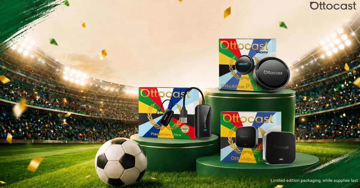 Ottocast transforme l’écran de votre voiture en hub de match pour le Summer Soccer Celebration avec 15 % de réduction