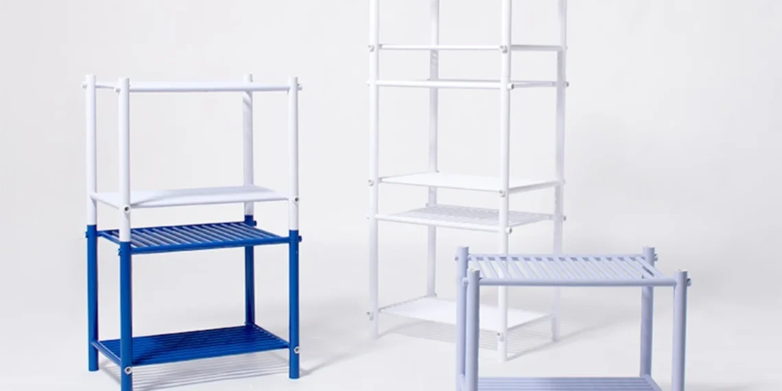 Un designer japonais crée une véritable étagère en feuilles de papier roulées - plare. Un designer japonais crée une véritable étagère en feuilles de papier roulées