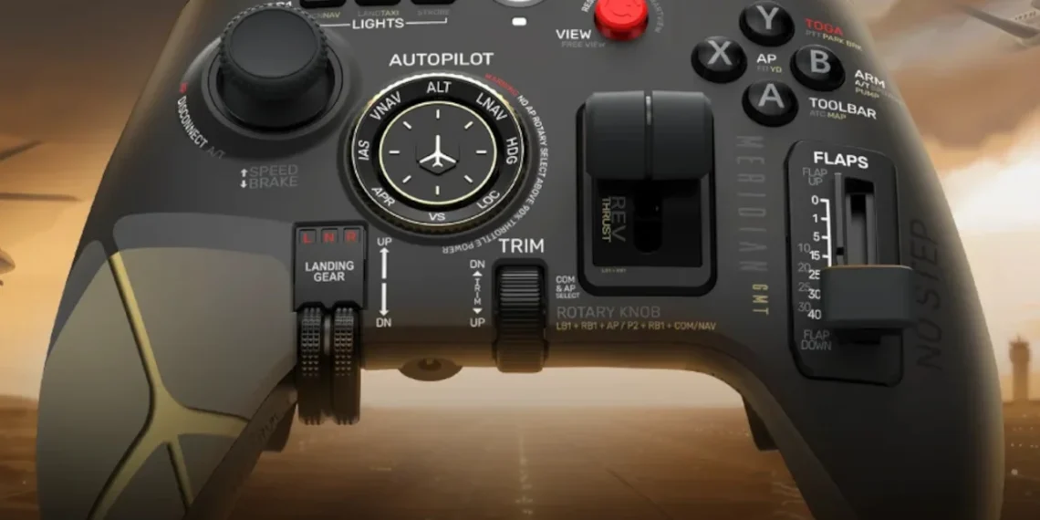 PowerA x Meridian Project X-Ray : une manette gaming avec commandes interchangeables pour avion et hélicoptère - plare. PowerA x Meridian Project X-Ray : une manette gaming avec commandes interchangeables pour avion et hélicoptère