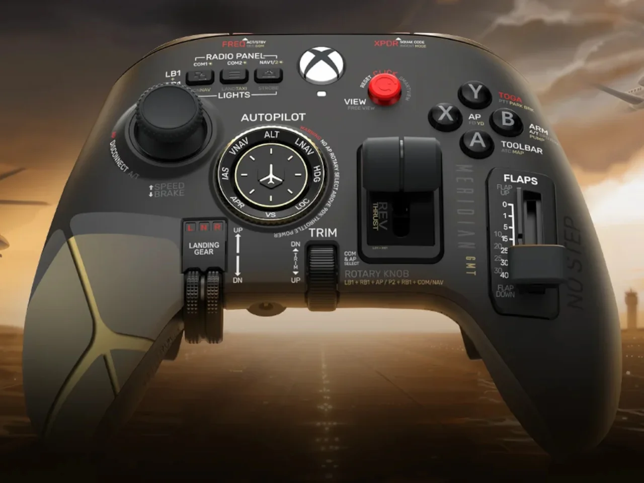 PowerA x Meridian Project X-Ray : une manette gaming avec commandes interchangeables pour avion et hélicoptère