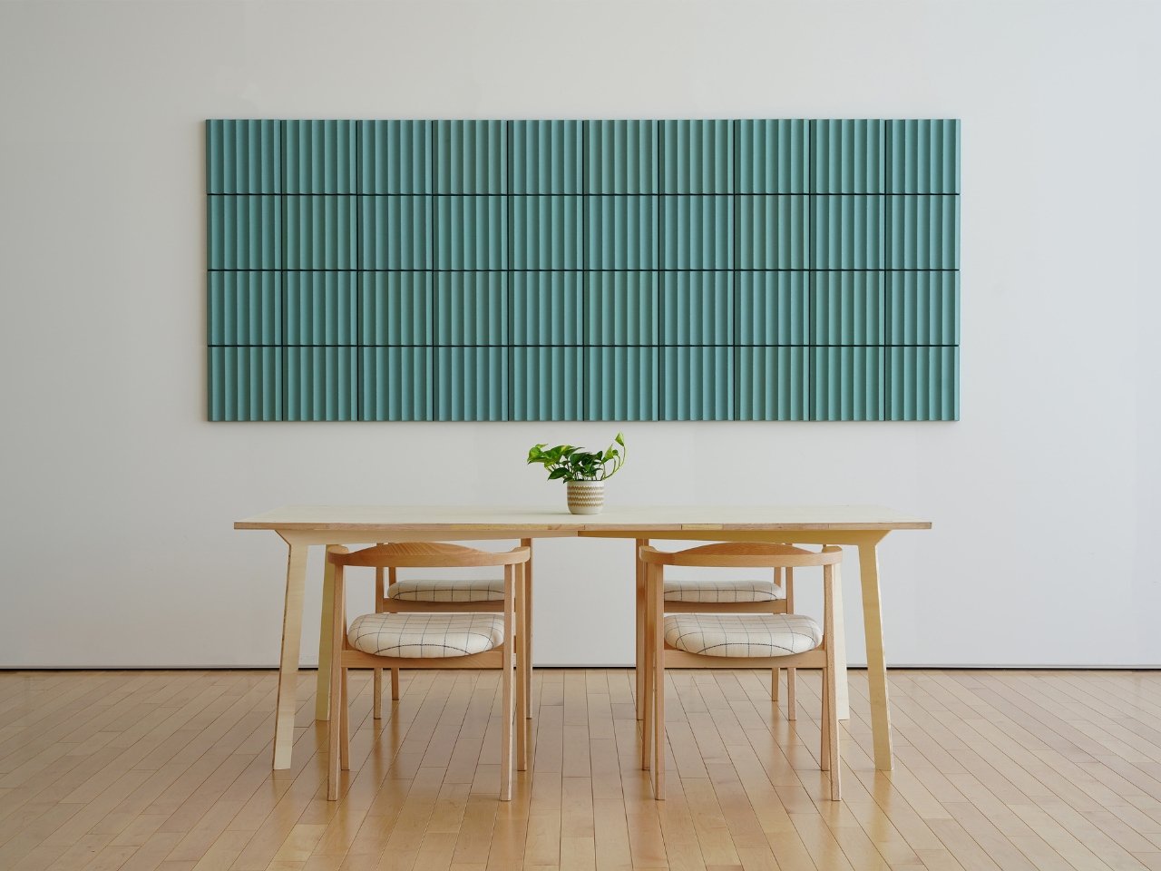 Papier recyclé transformé en jardin zen japonais mural : décoration design à 64 €