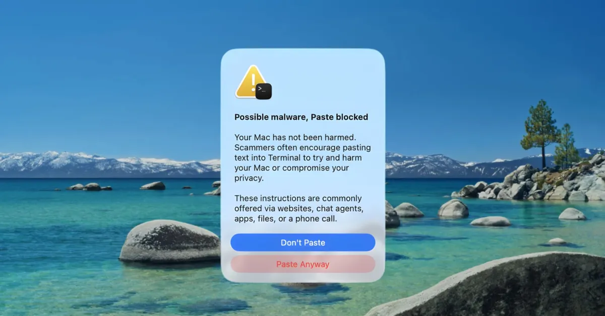 Apple explique pourquoi macOS peut bloquer votre invite Terminal et comment contourner l’alerte - plare. Apple explique pourquoi macOS peut bloquer votre invite Terminal et comment contourner l’alerte