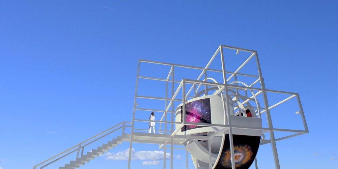Et si internet avait un bâtiment réel à visiter ? concept immersif du web en architecture