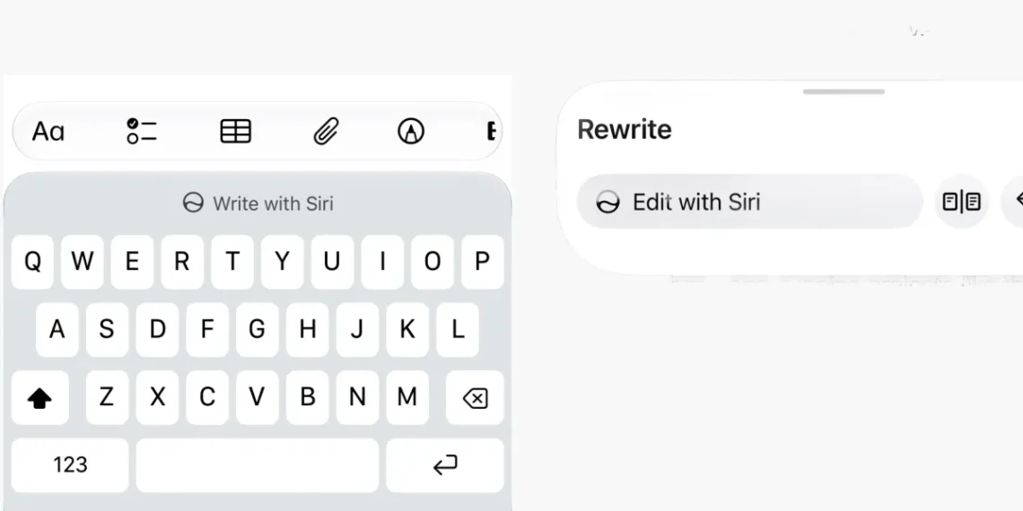 iOS 27 beta 2 intègre Write with Siri, la nouvelle version des outils d’écriture Apple Intelligence - plare. iOS 27 beta 2 intègre Write with Siri, la nouvelle version des outils d’écriture Apple Intelligence