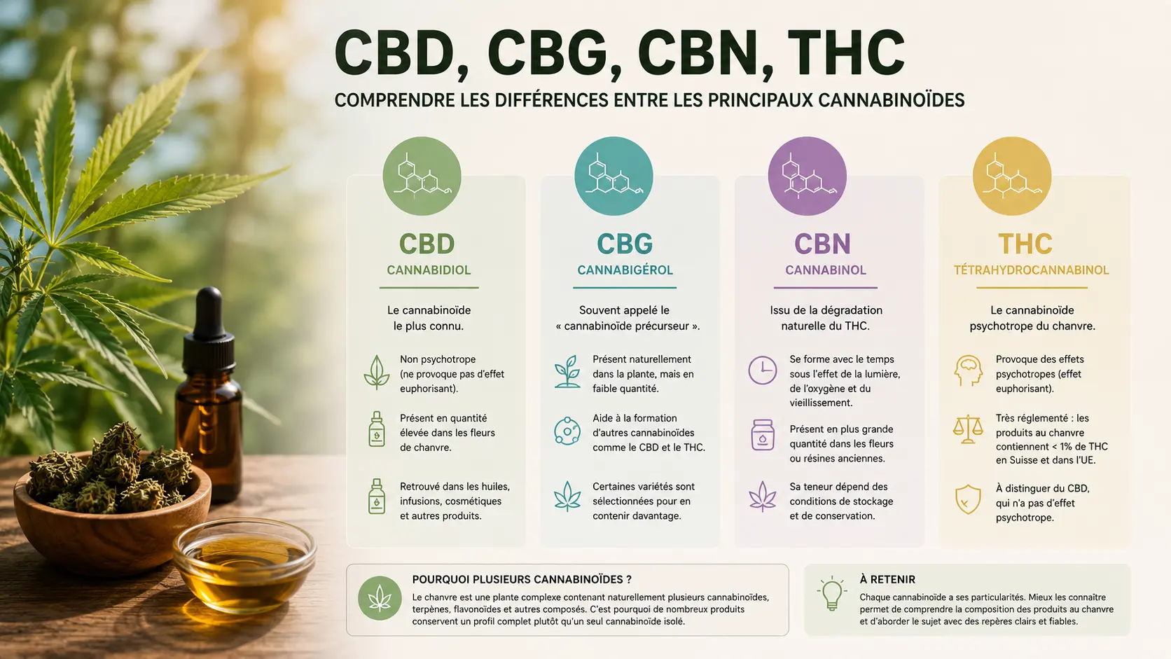 Cannabinoïdes : comprendre les différences entre CBD, CBG, CBN et THC - plare. Cannabinoïdes : comprendre les différences entre CBD, CBG, CBN et THC