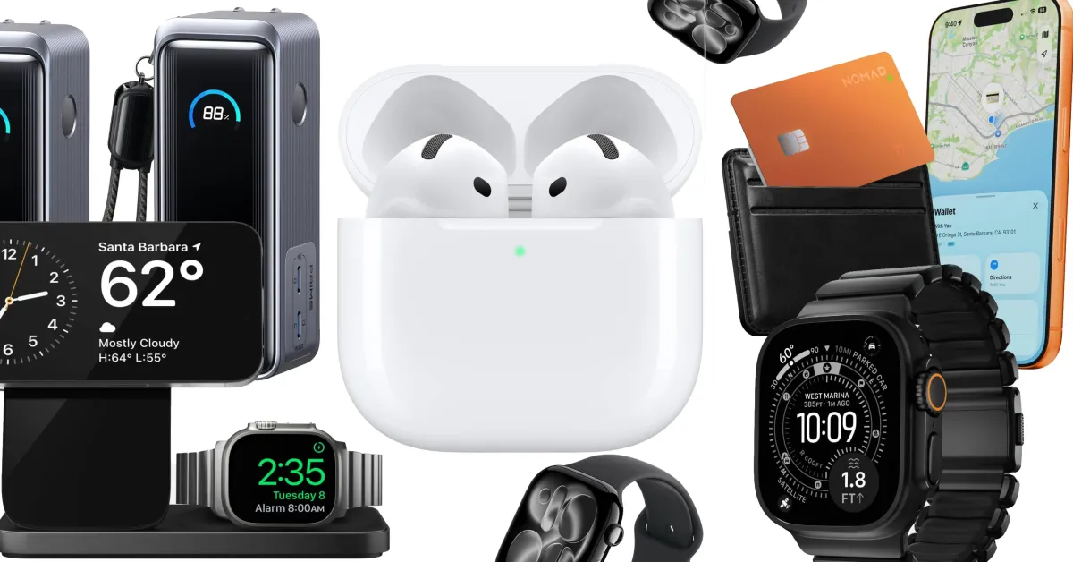 Bons plans Apple : AirPods Pro 3, chargeur Nomad MagSafe 25W, carte Find My et bracelets 9to5Mac à prix réduit - plare. Bons plans Apple : AirPods Pro 3, chargeur Nomad MagSafe 25W, carte Find My et bracelets 9to5Mac à prix réduit