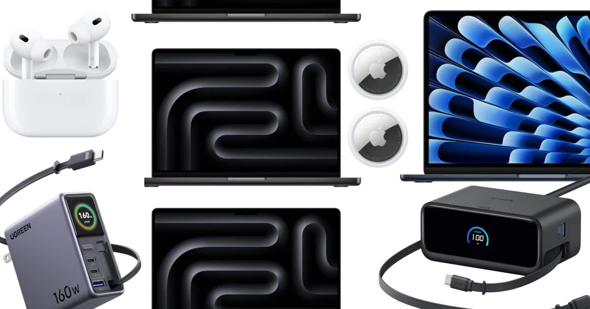 Bons plans 9to5Mac : MacBook Pro, MacBook Air, AirTag 2, AirPods et plus à prix réduit