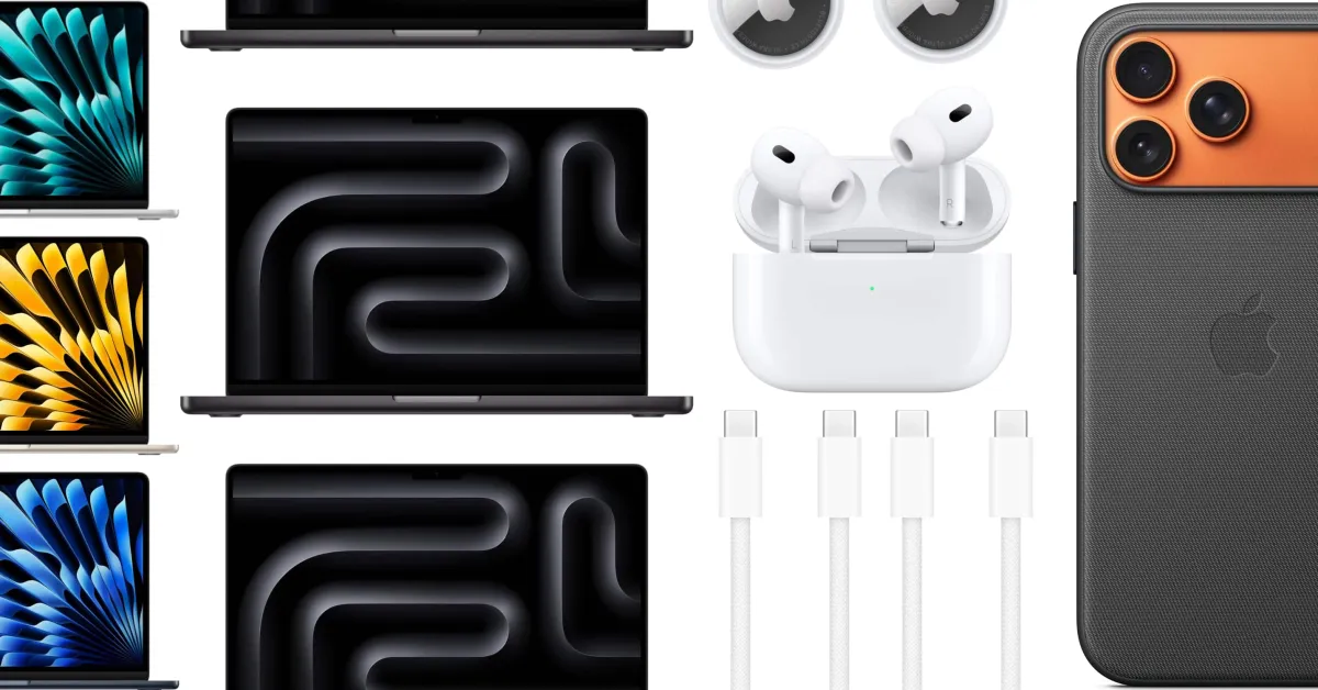 Bons plans Apple : M5 MacBook Pro, MacBook Air, AirPods et accessoires TechWoven en promo sur 9to5Mac